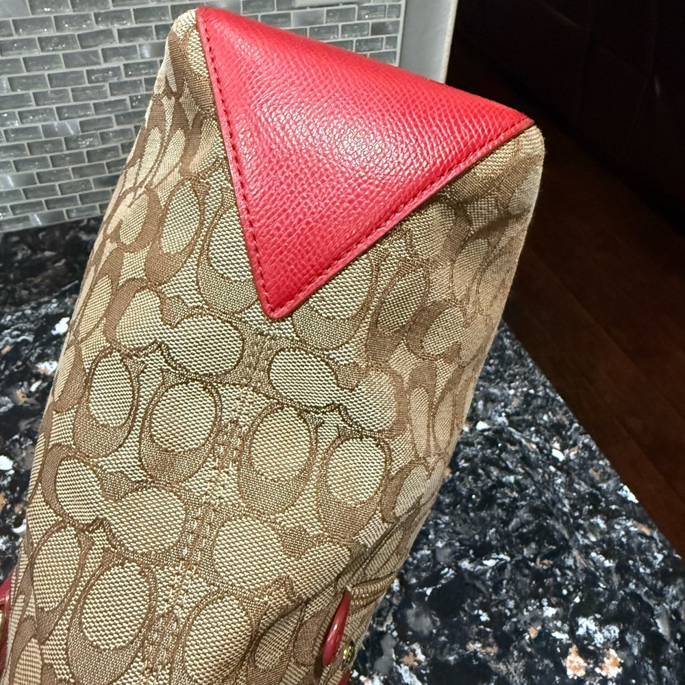 COACH 2016 Outline Zip Top Tote - Picture 5 of 12